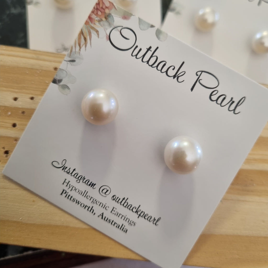 12mm Pearl Studs
