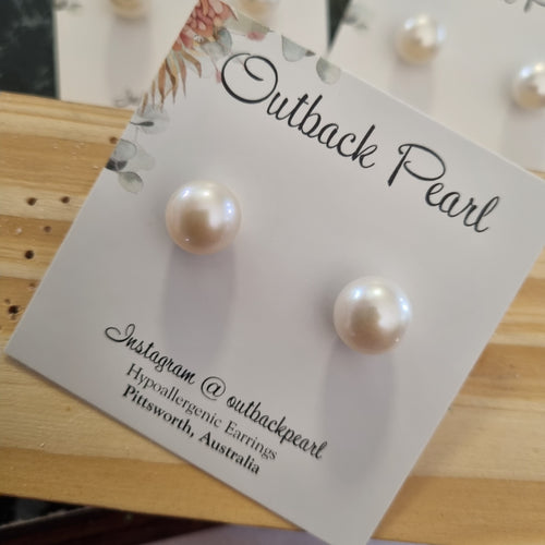 12mm Pearl Studs