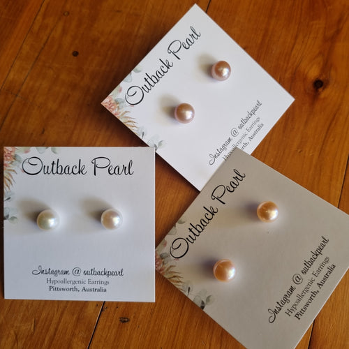 10mm Pearl Studs