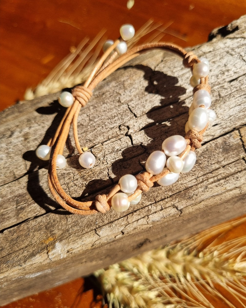 Pearl Multi Woven Bracelet