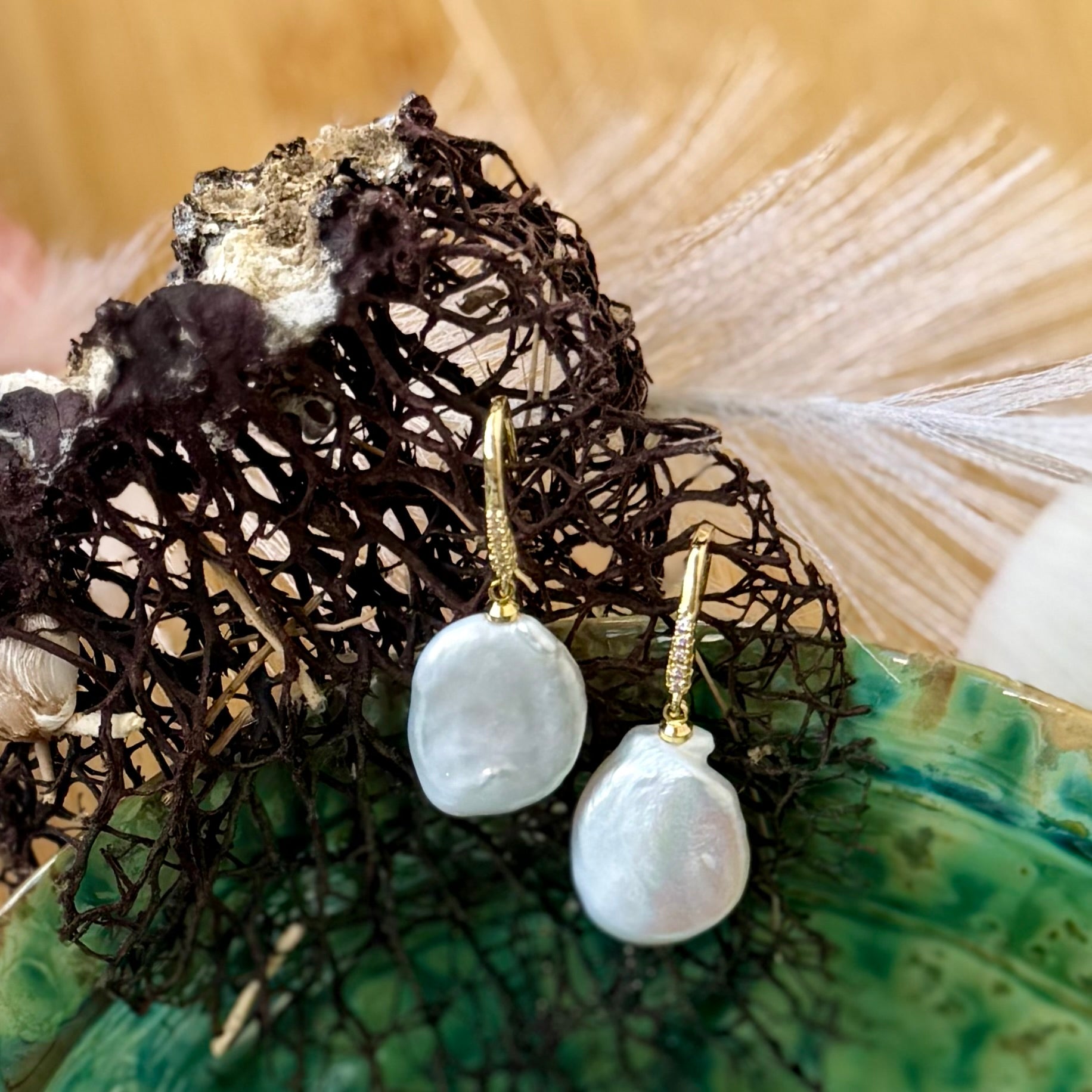 Baroque Diamanté drops