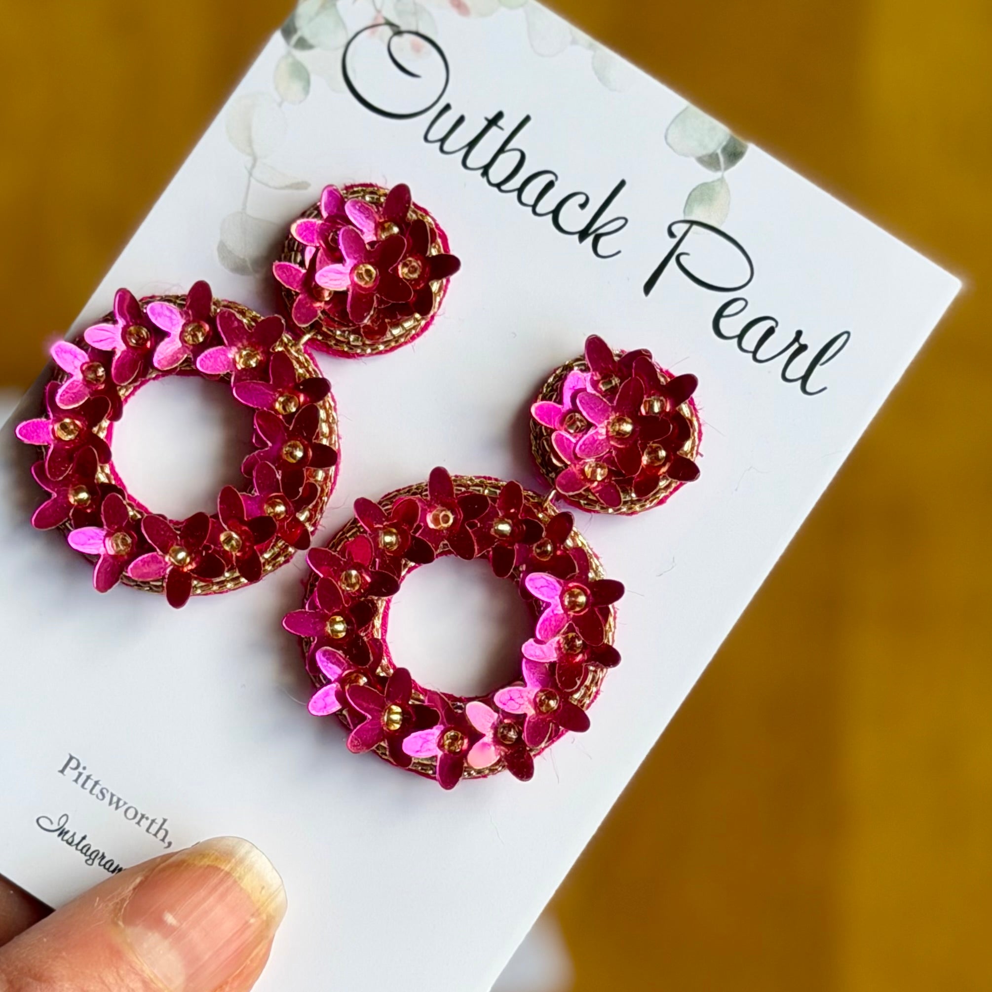 Sequin Bloom drops