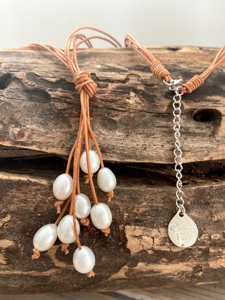 Multi Strand White Pearl Necklace