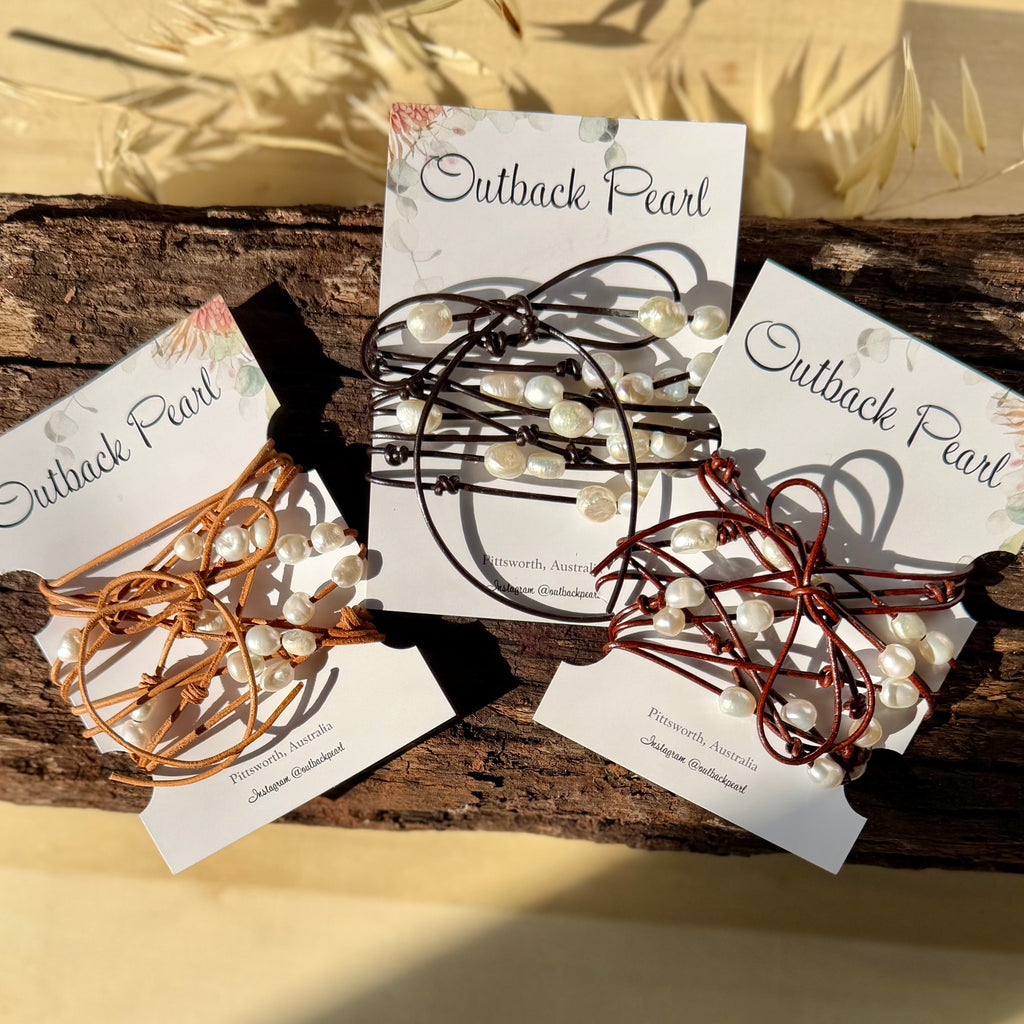 Leather Cord Lariet