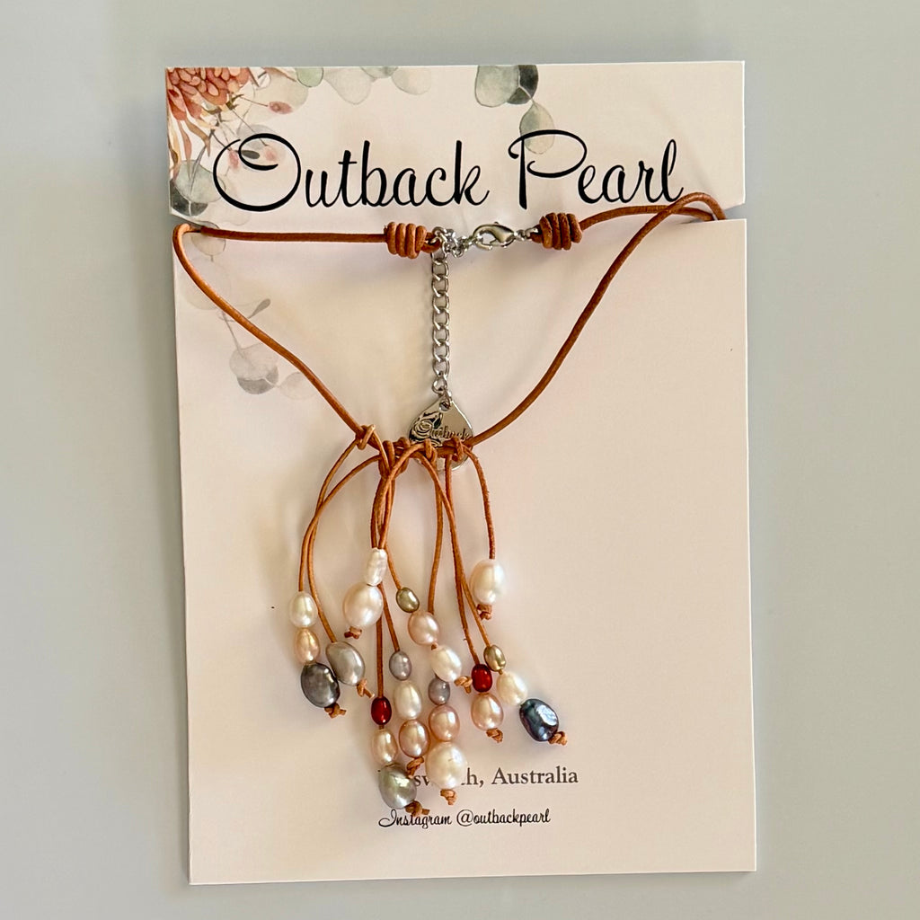 Multicolor Cluster Necklace