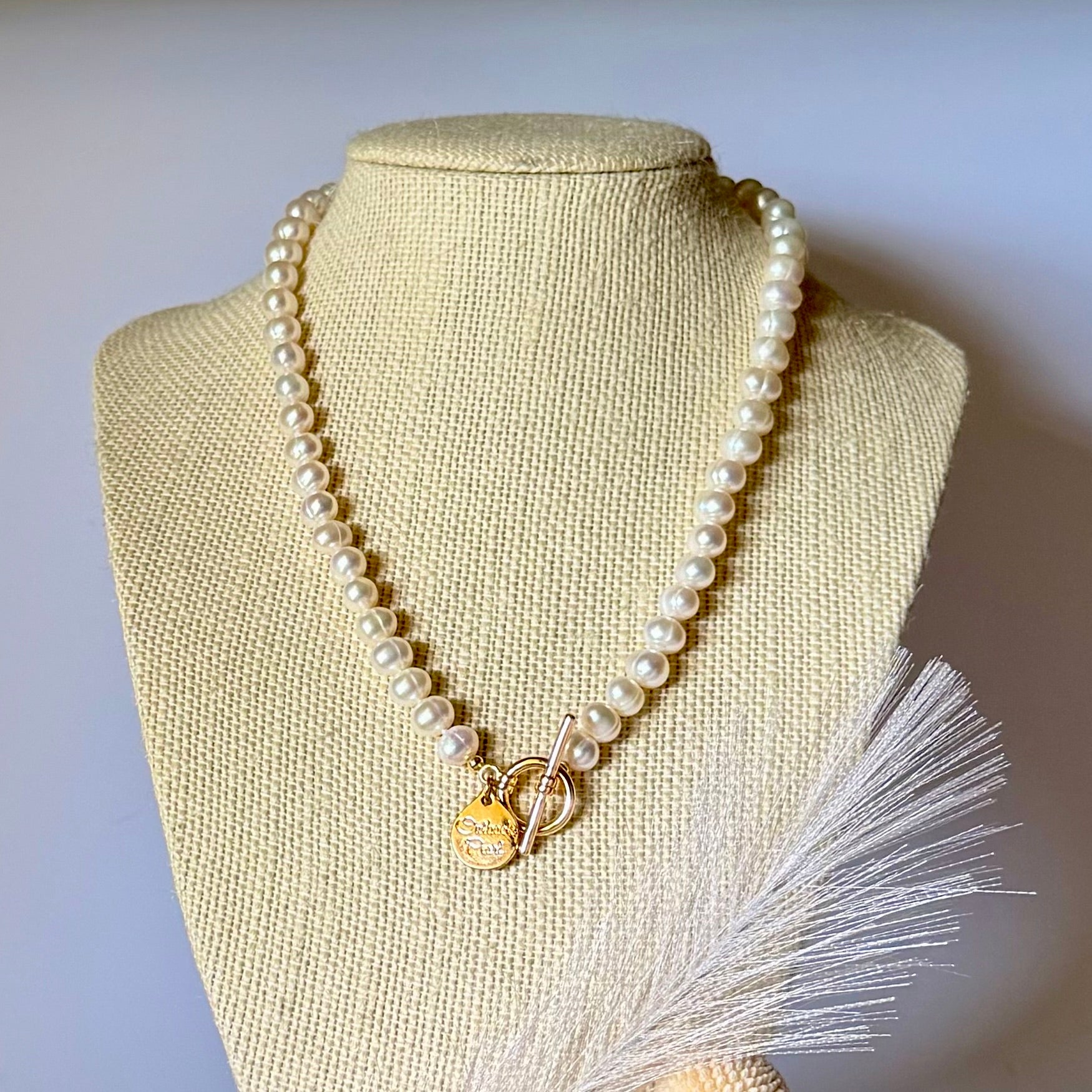 Toggle Pearl Strand Bracelet