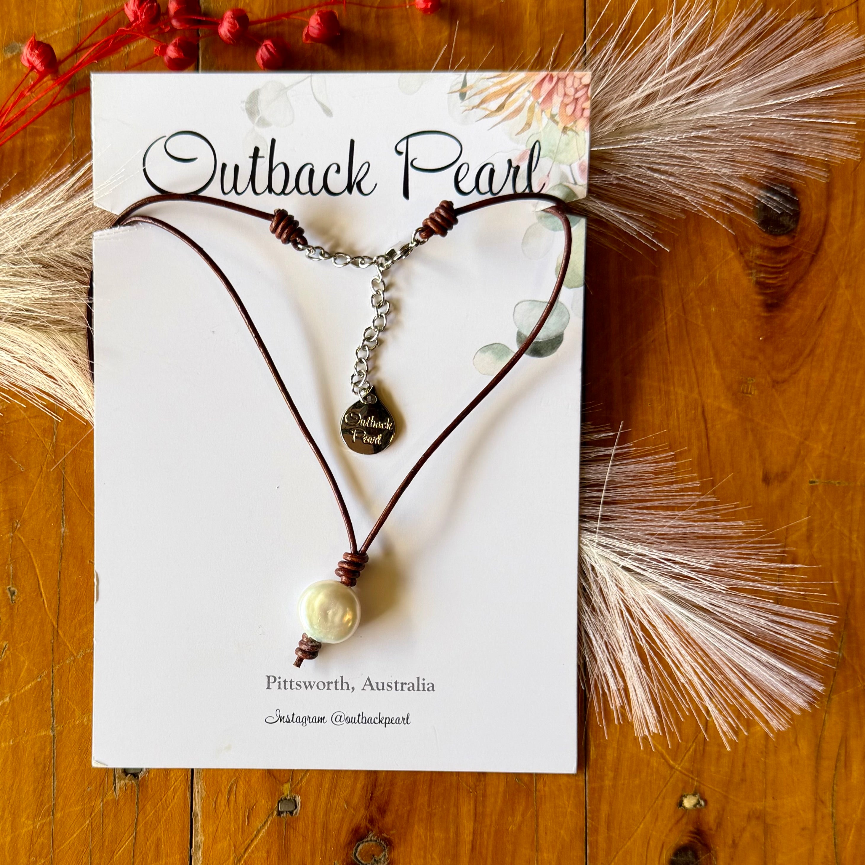 Single Long Pearl Necklace