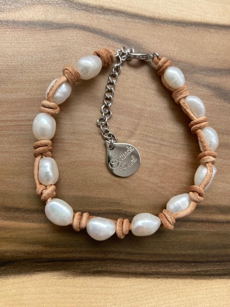 Knotted Full Pearl Bracelet