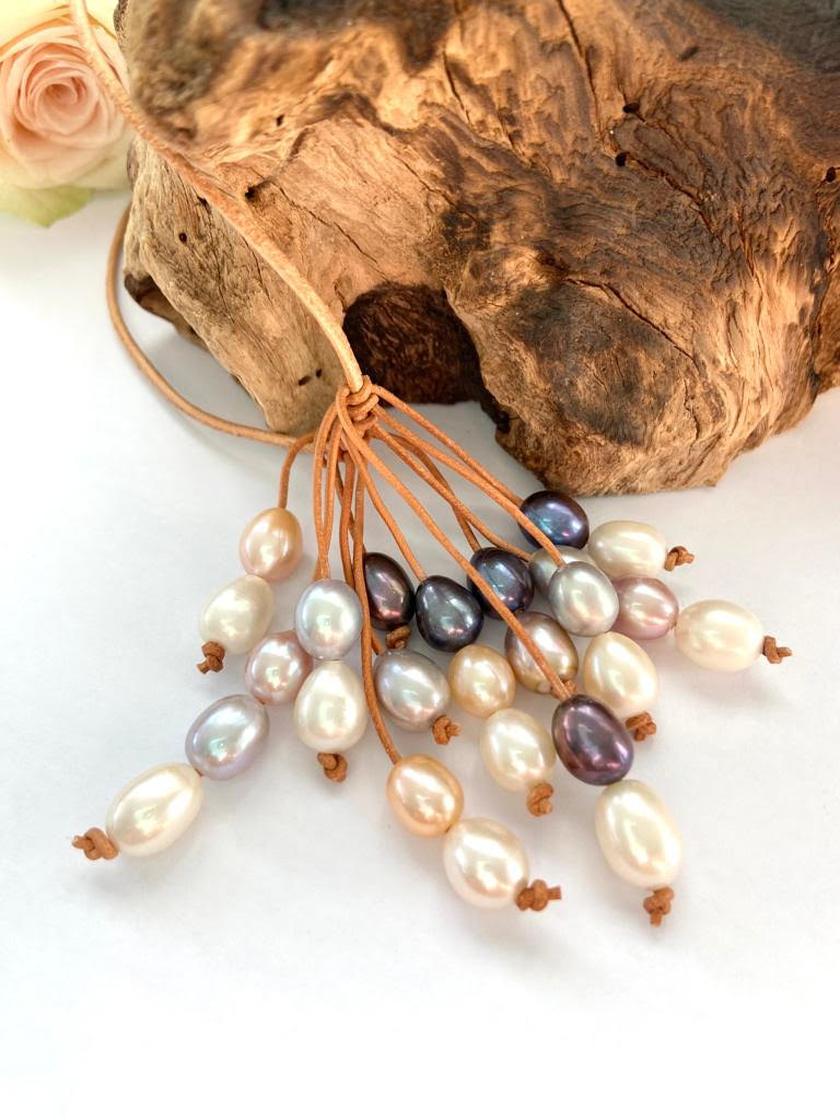 Multicolor Cluster Necklace