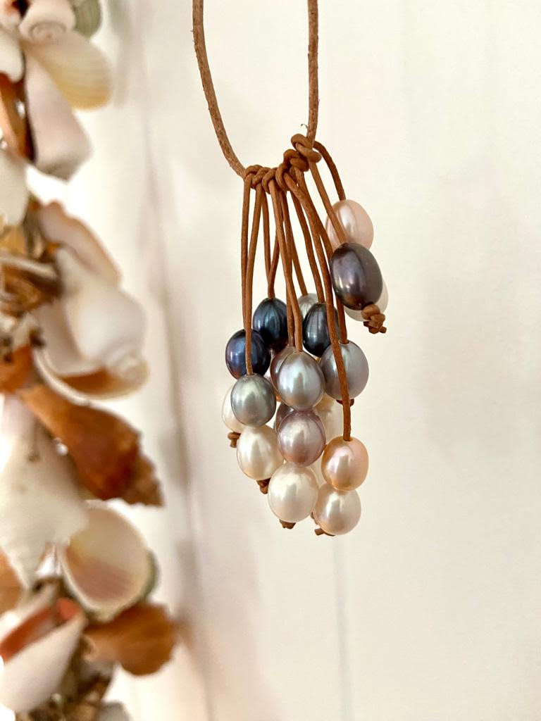 Multicolor Cluster Necklace